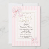 Chic Frame Roze Strik Lieve 16 Kaart (Voorkant)