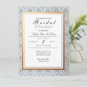 Chic Franse Art Deco Vrijgezellenfeest Kaart (Staand voorkant)