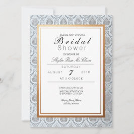 Chic Franse Art Deco Vrijgezellenfeest Kaart