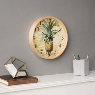 Chic  Franse Calligrafie Pineapple Art Larg