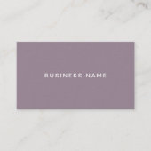 Chic Freehand Script Elegant Company Plain Luxury Visitekaartje (Voorkant)