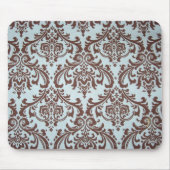Chic French Blue Fabric-Muismat Muismat (Voorkant)