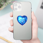 Chic fresh bridal  wonderful flowers foliage sticker (Telefoon)