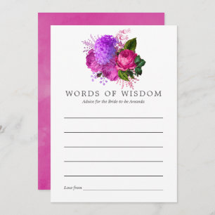  Chic Fuchsia & Paarse Vrijgezellenfeest advies Kaart