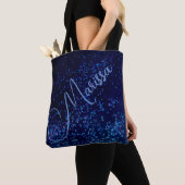 Chic Fun, speciaal aangepast blauw Confetti Tas (Dichtbij)