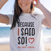 Chic Funny Boss Mam Gezegde Humor Typografie