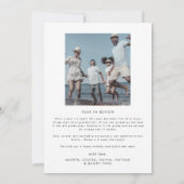 Chic Furry en Bright New Puppy Photo met Kerstmis Feestdagenkaart (Achterkant)