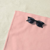 Chic Future de heer Pastel Pink Monogram Strandlaken (In situ)