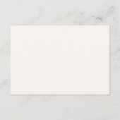 Chic Garden Floral Fairy Princess Diapper Raffle Informatiekaartje (Achterkant)