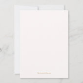 Chic Garden Floral Vrijgezellenfeest Kaart (Achterkant)