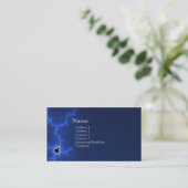 chic geek fractal visitekaartje v3 (Staand voorkant)