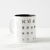 chic geek genetics xx vrouw koffie mok (Voorkant links)