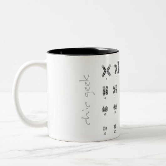 chic geek genetics xx vrouw koffie mok (Links)