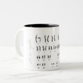 chic geek genetics xy male koffie mok (Voorkant links)