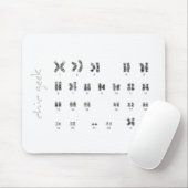 chic geek genetische xx mousepad muismat (Met muis)