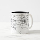 chic geek particle tracks koffie mok (Voorkant rechts)