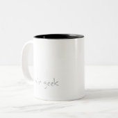 chic geek Quarks mok koffie (Voorkant links)