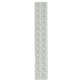 Chic -geïnspireerde Floral Table Runner Classic Lange Tafelloper (Voorkant)