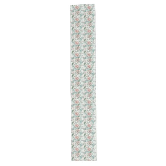 Chic -geïnspireerde Floral Table Runner Classic Lange Tafelloper (Voorkant)