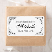 Chic Gemaakt met liefde Uit de keuken van voedsell Etiket (Insitu)