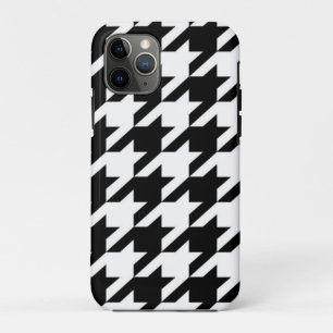 chic geometrisch zwart-wit geluidsdieptepatroon Case-Mate iPhone case