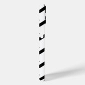 chic geometrisch zwart-wit geluidsdieptepatroon Case-Mate iPhone case (Achterkant / Rechts)