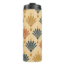 Chic geometrische geïsoleerde fles