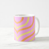 Chic gestreept koffiemok (Voorkant rechts)