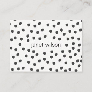 chic gevlekt textuurpatroon visitekaartje
