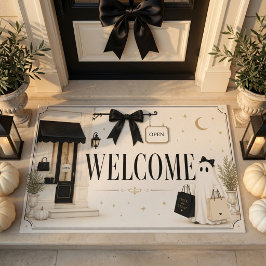 Chic Ghost Boutique Welkom Halloween Deurmat