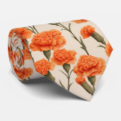 Chic Gift  For Boyfriend Carnation Flower Stropdas (Opgerold)