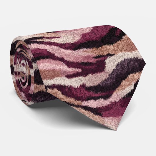 Chic Gifts For Men Tiger Stropdas (Opgerold)