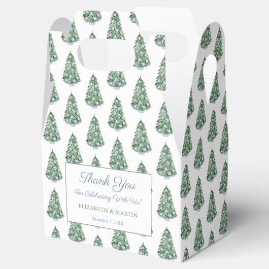 Chic Ginger Jar Ornamenten kerstboom bruiloft Bedankdoosjes (Geopend)