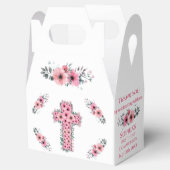 Chic Girl First Heilige Communauteit Roze Vloerkru Bedankdoosjes (Geopend)