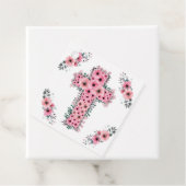 Chic Girl First Heilige Communauteit Roze Vloerkru Bedankjes Labels (In situ)