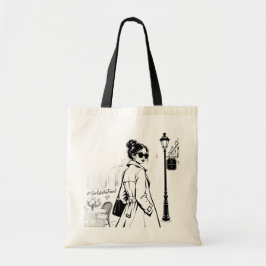 Chic #GirlsWhoTravel Tote Bag