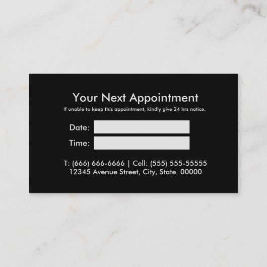 Chic girly faux Silver glitter blauwgroen monogram Afsprakenkaartje (Achterkant)