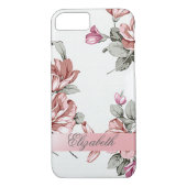  Chic Girly Flowers-Personalized Case-Mate iPhone Case (Achterkant)