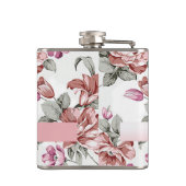 Chic Girly Flowers-Personalized Heupfles (Achterkant)