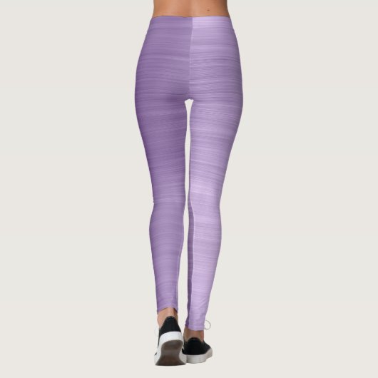 Chic Girly Paarse Leggings (Achterkant)