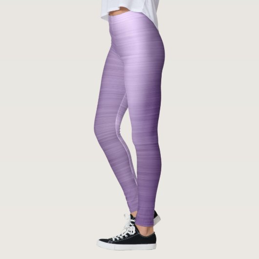 Chic Girly Paarse Leggings (Links)