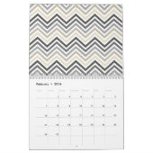 Chic Girly Patronen met dammen en chevrons plus Kalender (Feb 2016)