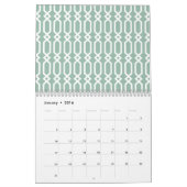 Chic Girly Patronen met dammen en chevrons plus Kalender (Jan 2016)