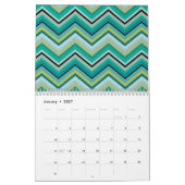 Chic Girly Pattern - U kunt de datum wijzigen Kalender (Jan 2027)