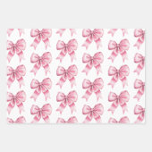 Chic Girly Pink Cupcake Birthday Inpakpapier Vel (Voorkant 2)