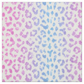 Chic girly roze glitter cheetah print patroon stof (Swatch)