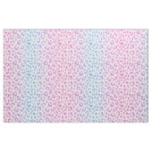 Chic girly roze glitter cheetah print patroon stof (Fat Quarter)