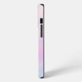 Chic Girly Roze Monogram iPhone 13 Pro Hoesje iPhone Hoesje (Linkerkant)