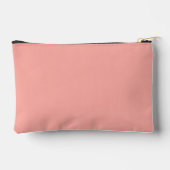 Chic Girly Salmon roze bloemen Etui (Achterkant)