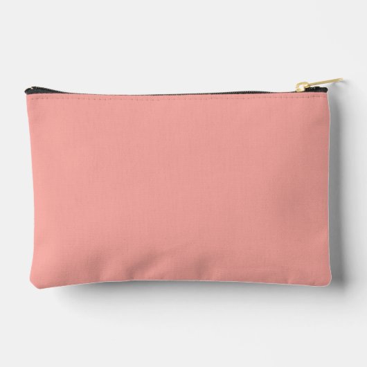Chic Girly Salmon roze bloemen Etui (Achterkant)